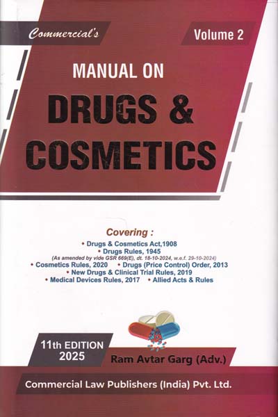 Manual on Drugs and Cosmetics in 2 Vols