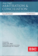 Law of Arbitration and Conciliation and Alternative Dispute Resolution Systems