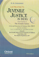 Law Relating To Juvenile Justice In India