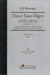 Direct Taxes Digest 1922-2011 In 5 Vols