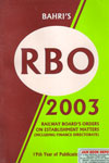 Railway Boards Orders on Establishment Matters 2003