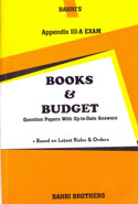 Books And Budget Question Papers With Up To Date Answers Appendix III A Exam