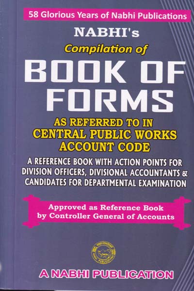 Compilation of Book of Forms as Referred to in Central Public Works Account Code