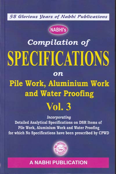 Compilation of CPWD Specifications In 3 Vols