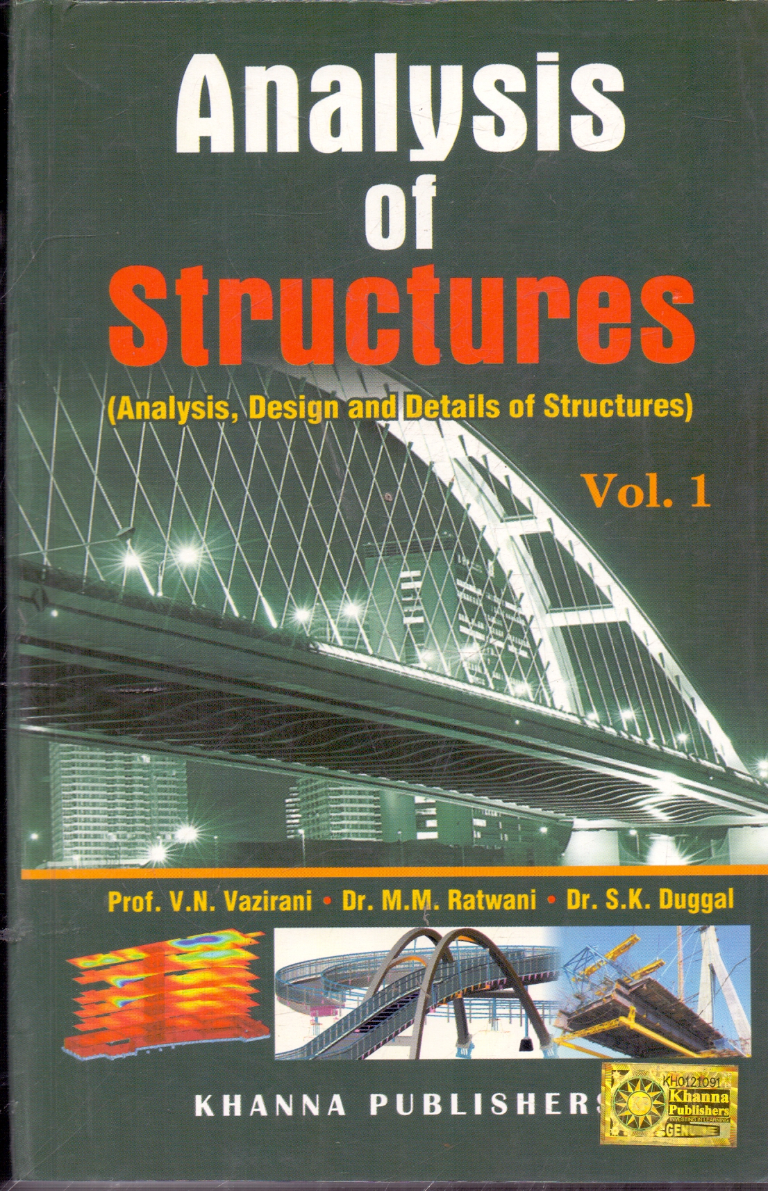 Analysis of Structures Vol l