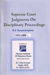 Supreme Court Judgements on Disciplinary Proceedings