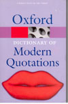 Oxford Dictionary of Modern Quotations