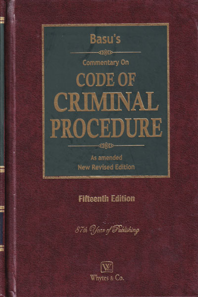 Commentary on Code of Criminal Procedure in 2 Vols