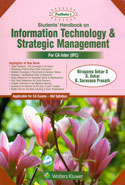 Students Handbook on Information Technology and Strategic Management for CA Inter IPC Old Syllabus