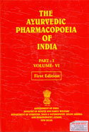 The Ayurvedic Pharmacopoeia of India Part I Volume VI