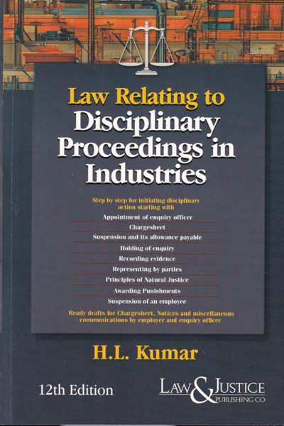 Law Relating to Disciplinary Proceedings in Industries