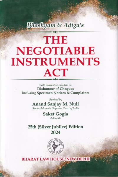 The Negotiable Instruments Act