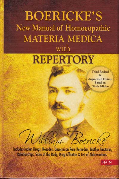 New Manual of Homoeopathic Materia Medica With Repertory