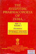 The Ayurvedic Pharmacopoeia of India Part II Volume I
