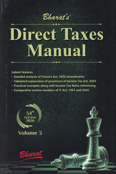 Direct Taxes Manual In 3 Volumes