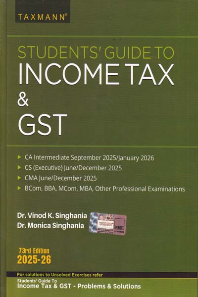 Students Guide To Income Tax and GST Assessment Year 2025-26