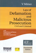 Law of Defamation and Malicious Prosecution Civil and Criminal