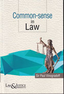 Common Sense In Law