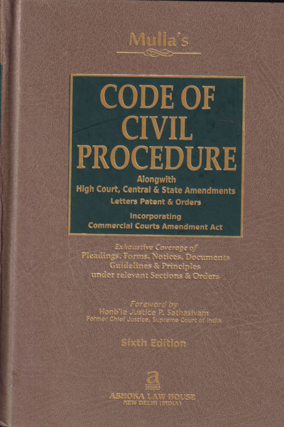 Mullas Code of Civil Procedure In 5 Vols