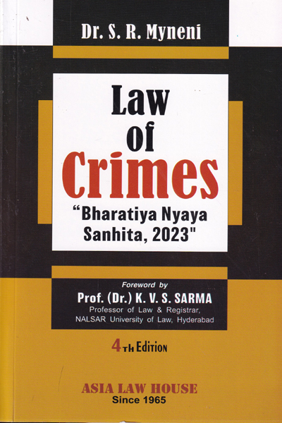 Law of Crimes Bharatiya Nyaya Sanhita 2023