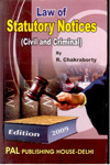 Law of Statutory Notices (Civil and Criminal)