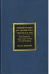 Commentaries on Major Port Trusts Act 1963 With Particular Application to the Port of Mumbai