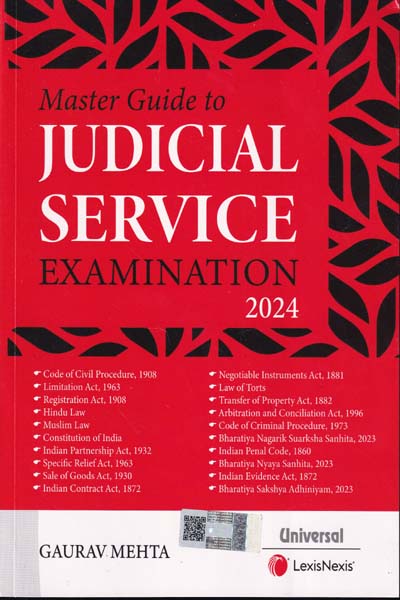Master Guide to Judicial Service Examinations and Other Competitive Examinations