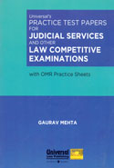 Practice Test Papers for Judicial Services and Other Law Competitive Examinations With OMR Practice Sheets