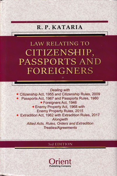 Law Relating to Citizenship Passports and Foreigners