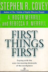 First Things First