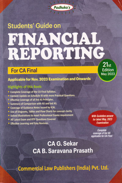 Students Guide on Financial Reporting for CA Final 