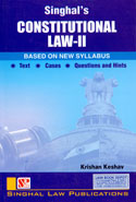 Singhals Constitutional Law II Based On New Syllabus