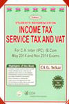 Students Referencer on Income Tax Service Tax and VAT For CA Inter IPC  B Com May 2014 and Nov 2014 Exams Set of 2 Books