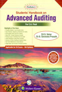 Students Handbook on Advanced Auditing for CA Final Old Syllabus
