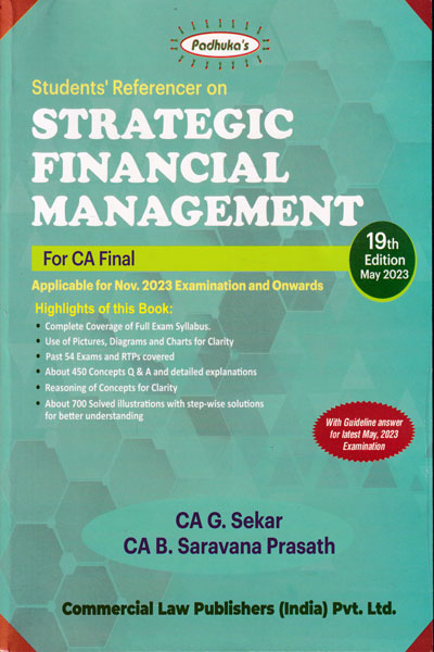 Students Reference on Strategic Financial Management for CA Final 