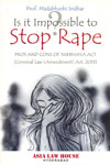 Is It Impossible to Stop Rape