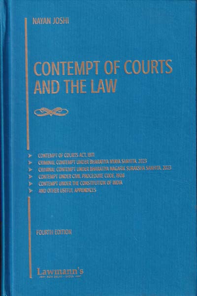 Contempt of Courts and the Law