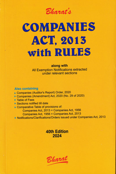 Companies Act 2013 with Rules Pocket Size
