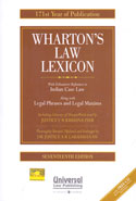 Whartons Law Lexicon With Exhaustive Reference to Indian Case Law