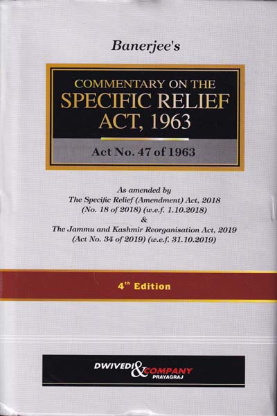 Commentary on the Specific Relief Act 1963