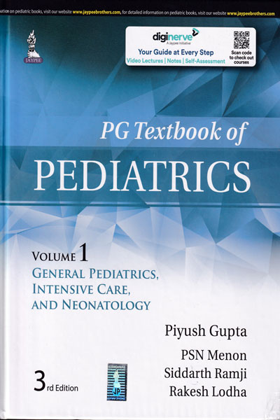 P G Textbook of Pediatrics Set of 3 Vols