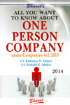 All You Want to Know About One Person Company Under Companies Act 2013