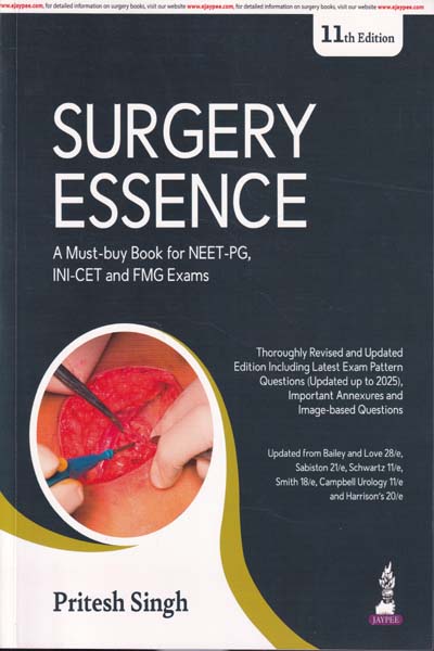 Surgery Essence A Must Buy Book for NEET PG INI CET and FMG Exams