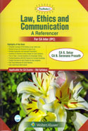 Law Ethics and Communication a Referencer for CA Inter IPC