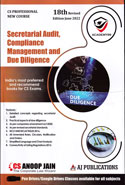 Secretarial Audit Compliance Management and Due Diligence CS Professional New Course