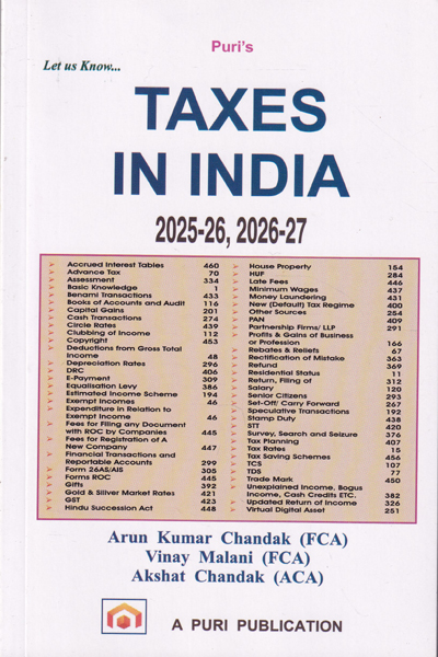 Let Us Know Taxes in India 2025-26 2026-27
