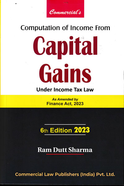 Computation of Income From Capital Gains Under Income Tax Law as Amended by Finance Act 2023
