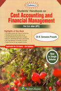 Students Handbook on Cost Accounting and Financial Management for CA Inter IPC Applicable for CA Exams Old Syllabus
