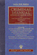 Criminal Manual Criminal Major Acts
