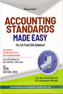 Accounting Standards Made Easy For CA Final As Per Old Syllabus For May 2020 Exam